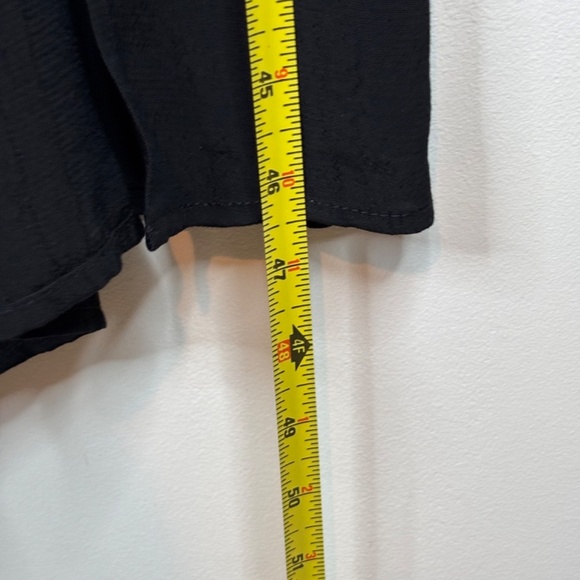 NWT Abercrombie Cinch Sleeve Cut Out Midi Dress L Black LBD Wedding Holiday Chic - Picture 10 of 15